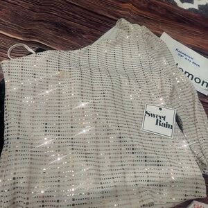 Sweet Rain Sequin Top and Shorts.